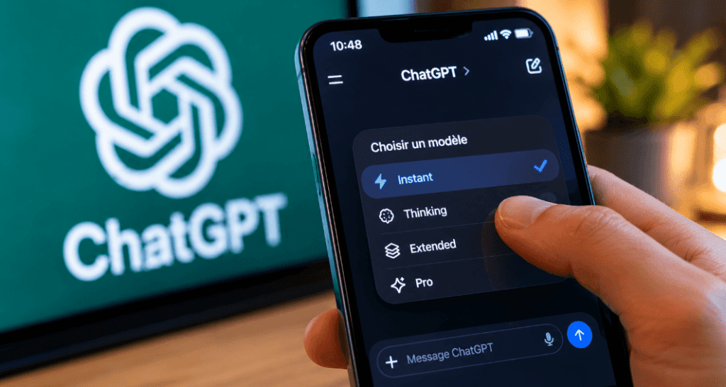 ChatGPT : une nouvelle gestuelle simplifie le changement de modèle sur mobile ChatGPT : une nouvelle gestuelle simplifie le changement de modèle sur mobile