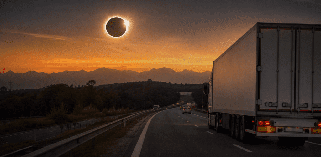 Éclipse solaire du 12 août 2026 : les transporteurs espagnols dénoncent le blocage des poids lourds en Navarre